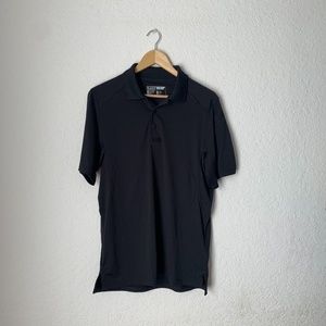 5.11 Helios Short Sleeve Black Polo Shirt